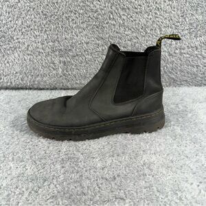 Dr. Martens Embury Chelsea Ankle Black Leather Boots AirWair Mens 10 Womens 11